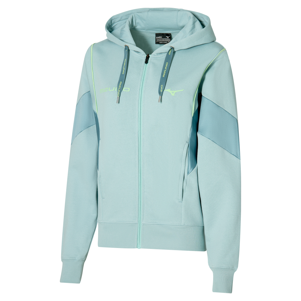 ATHLETICS MIZUNO SWEAT JACKET Cloud blue Mujer Talla L